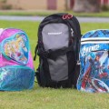 Disney, three backpacks
