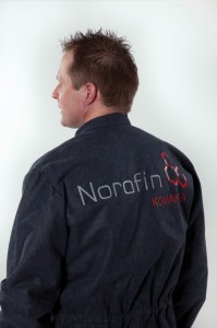 Komanda nonwovens for arc-flash protection and flame-resistant protective clothing, submitted by Norafin USA, Ashville, N.C., was the top winner in the 2014 Innovation Awards competition. Photo: Norafin. 