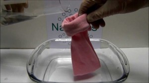 Nanofics water-repellent sock