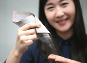 South Korean technology firm LG Innotek has unveiled a new type of flexible pressure-sensing fabric for use in the medical and automotive markets. Photo: LG Innotek.